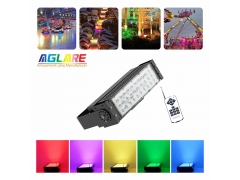 RGB Color - 50W Outdoor LED RGB Flood Light Reflector Projector Lamp With Remote Controller
